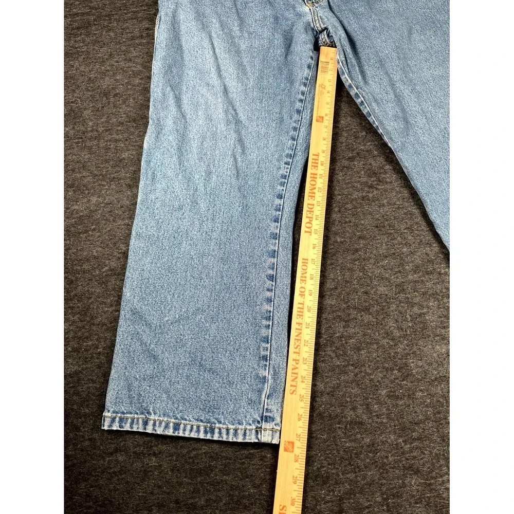 Cabela's Jeans Mens 44x29 Blue Denim Relaxed Fit Medium Wash Straight Leg Casual